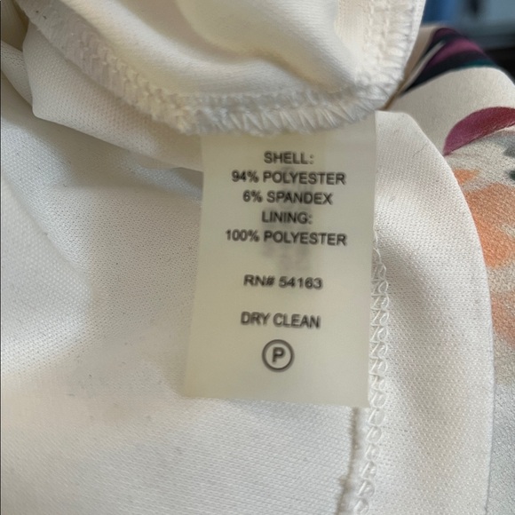 Calvin Klein floral print sheath dress with bell sleeves Size 8 - Picture 15 of 16